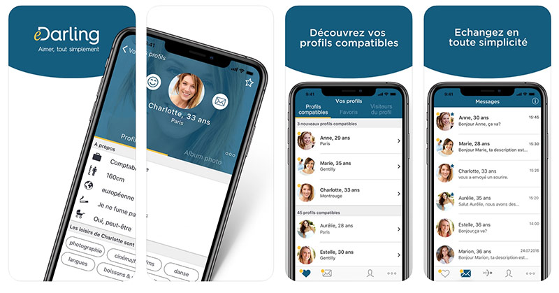 application mobile edarling