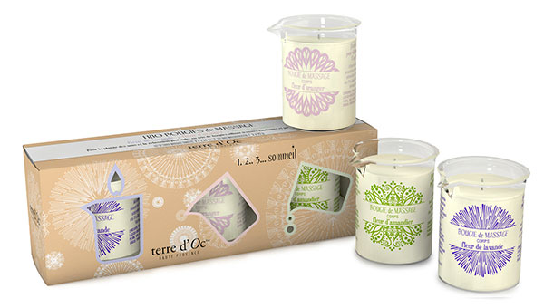coffret bougies massage