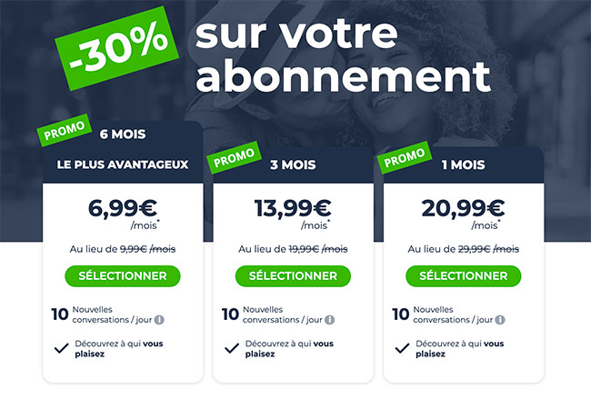 tarif meetic